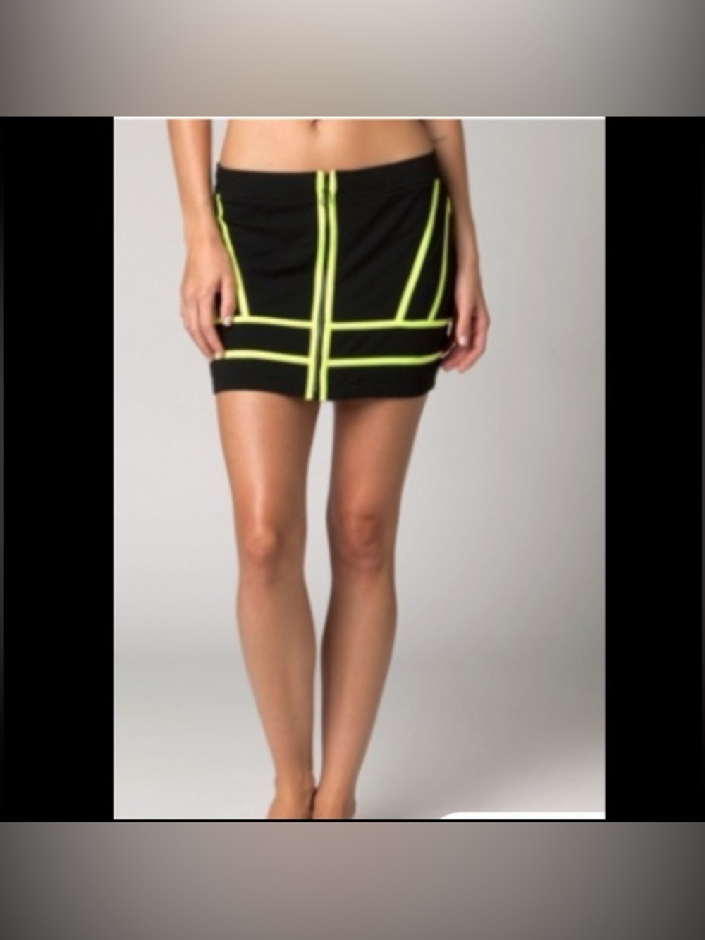 Fox Racing Skirt Full Zip Neon Yellow Black Size Small - Picture 2 of 5